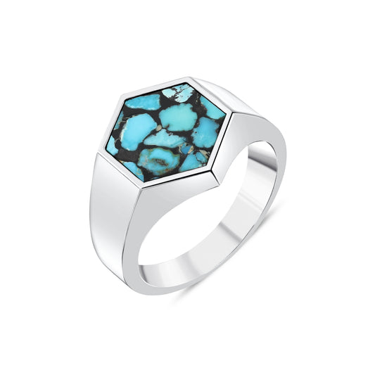 Yavuz Signet Ring - Turquoise