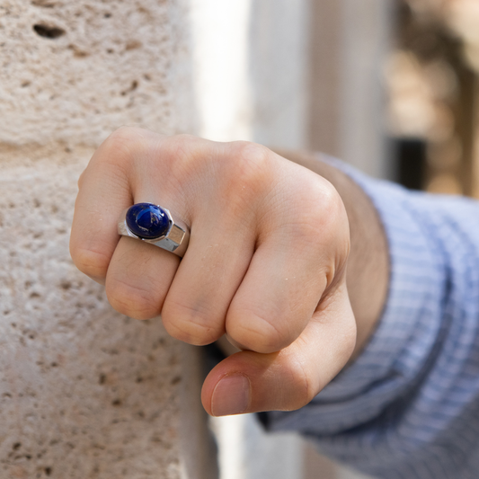 Janissary Ring - Lapis Lazuli