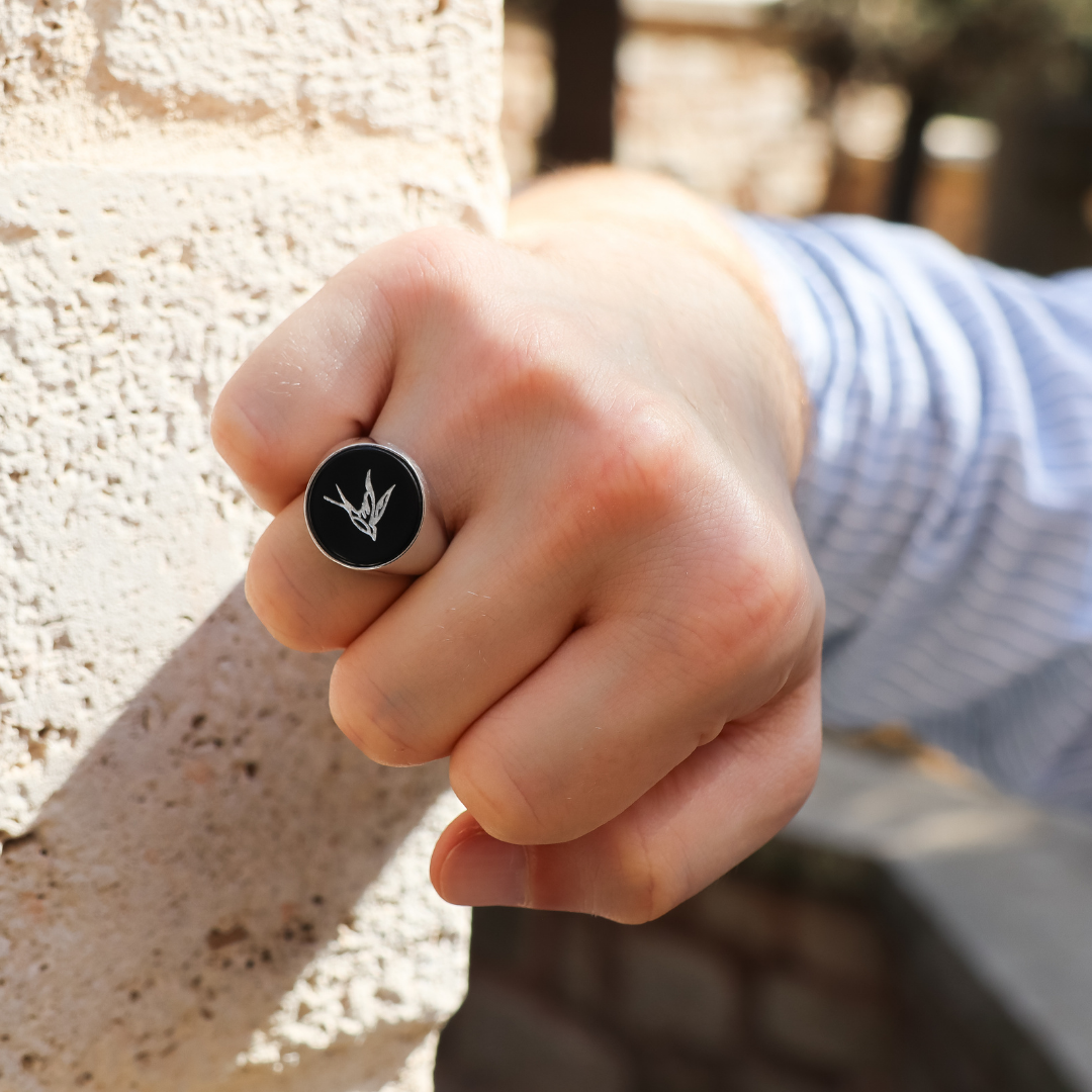 Beyazid Signet Ring - Onyx