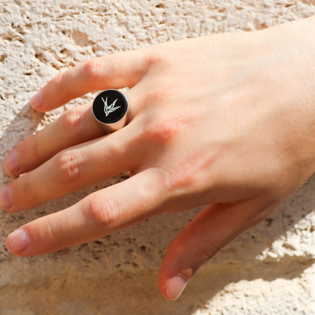 Beyazid Signet Ring - Onyx